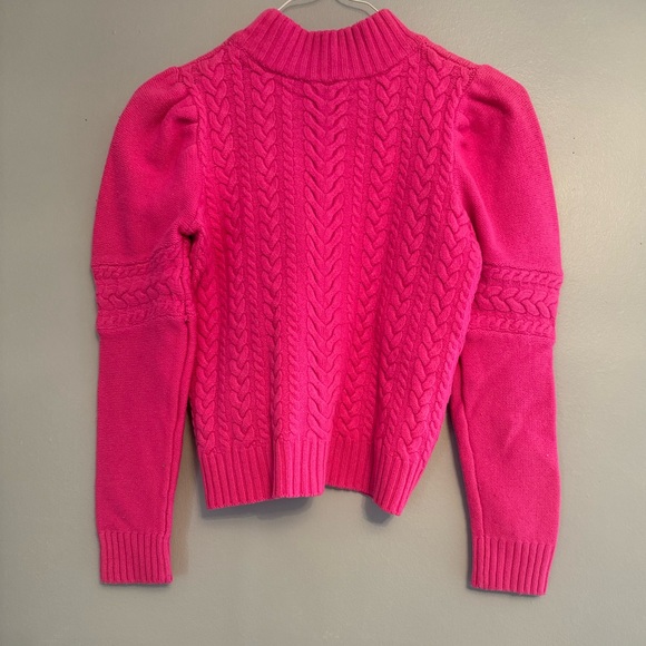 Generation Love Isabella pink cable knit sweater Sz M $325 Retail EUC - Picture 5 of 5